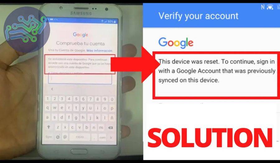 ▷ THIS DEVICE WAS RESET… Error solution img