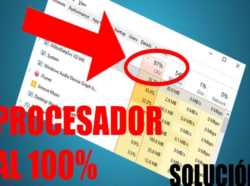 ▷ CPU AL 100 % procesador esta al 100% Programas se cierran solucion ad-mania