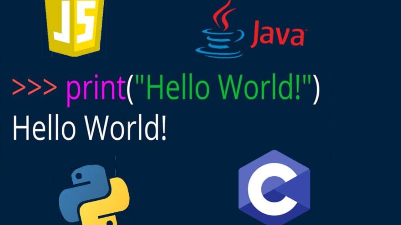 Hola mundo (Hello World) en diferentes lenguajes de programación
